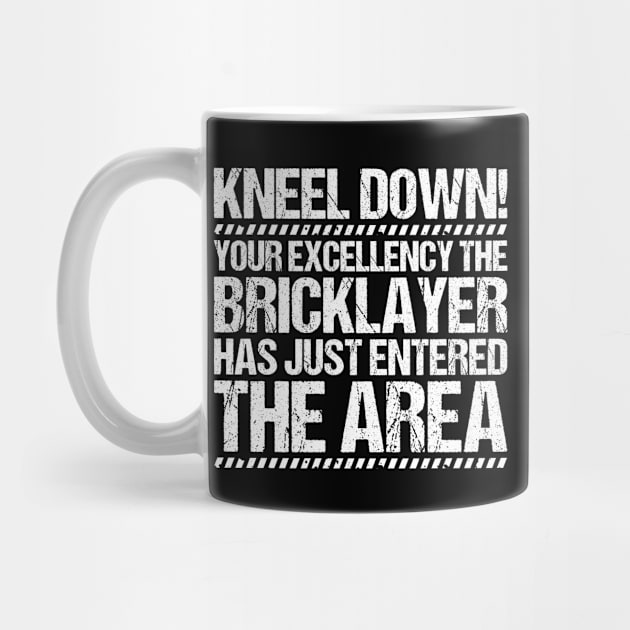 Bricklayer Mason Brickmason Blockmason by Krautshirts